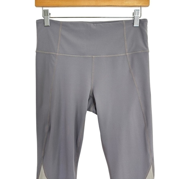 Athleta Womens Colorblock Salutation Leggings Sz Medium Gray White 281493 - Picture 7 of 10